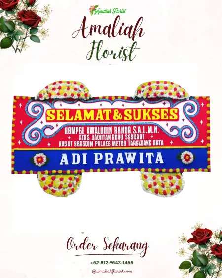 Papan Bunga Ucapan Selamat Harjosari Lor